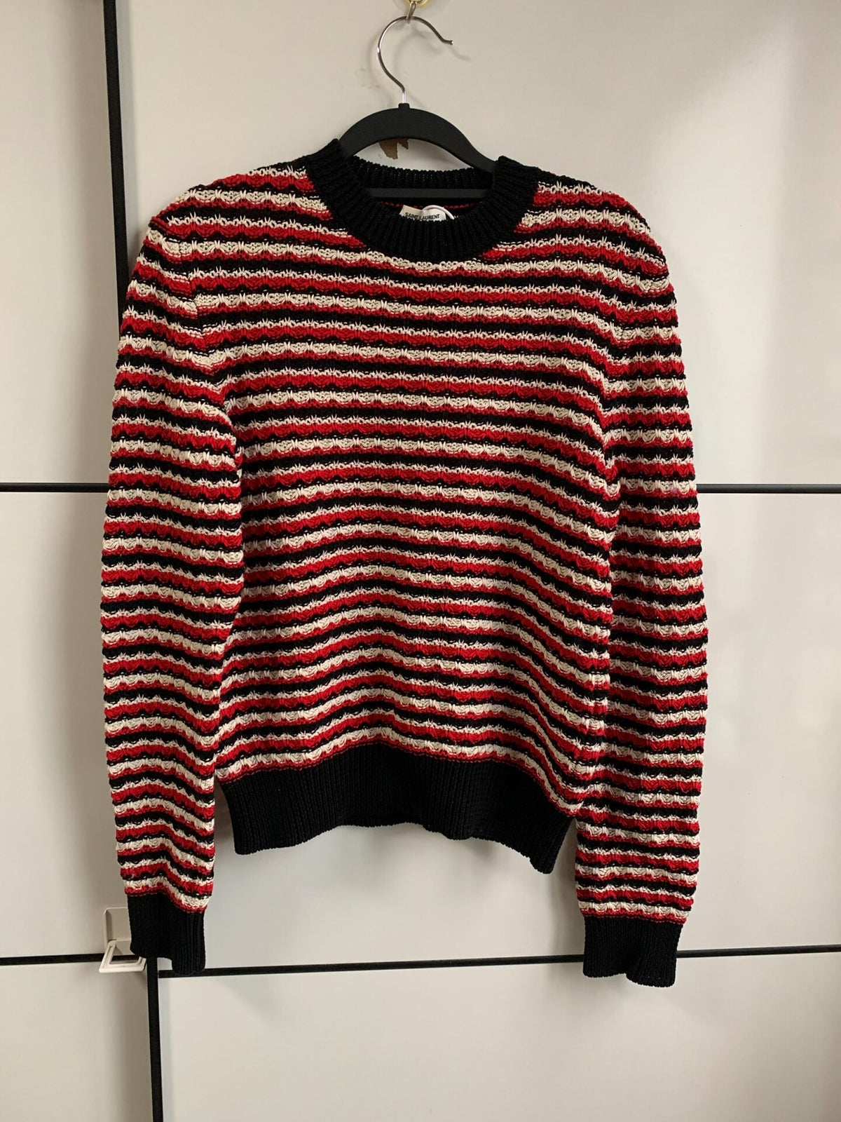 Saint Laurent Striped Knit Sweater