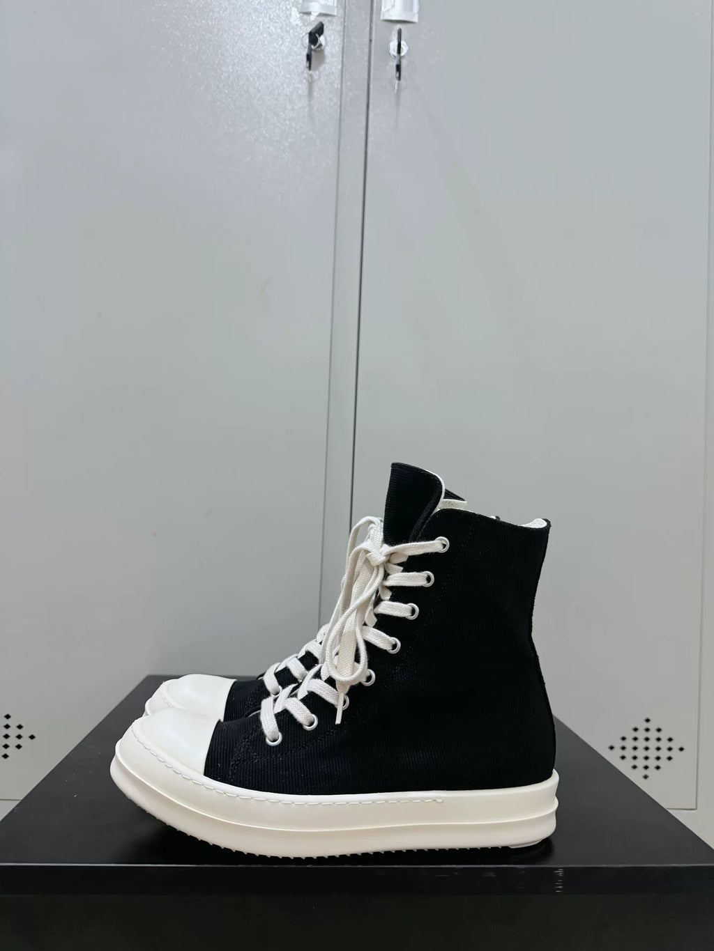 Rick Owens DRKSHDW lace-up zip-fastening Sneakers | Black