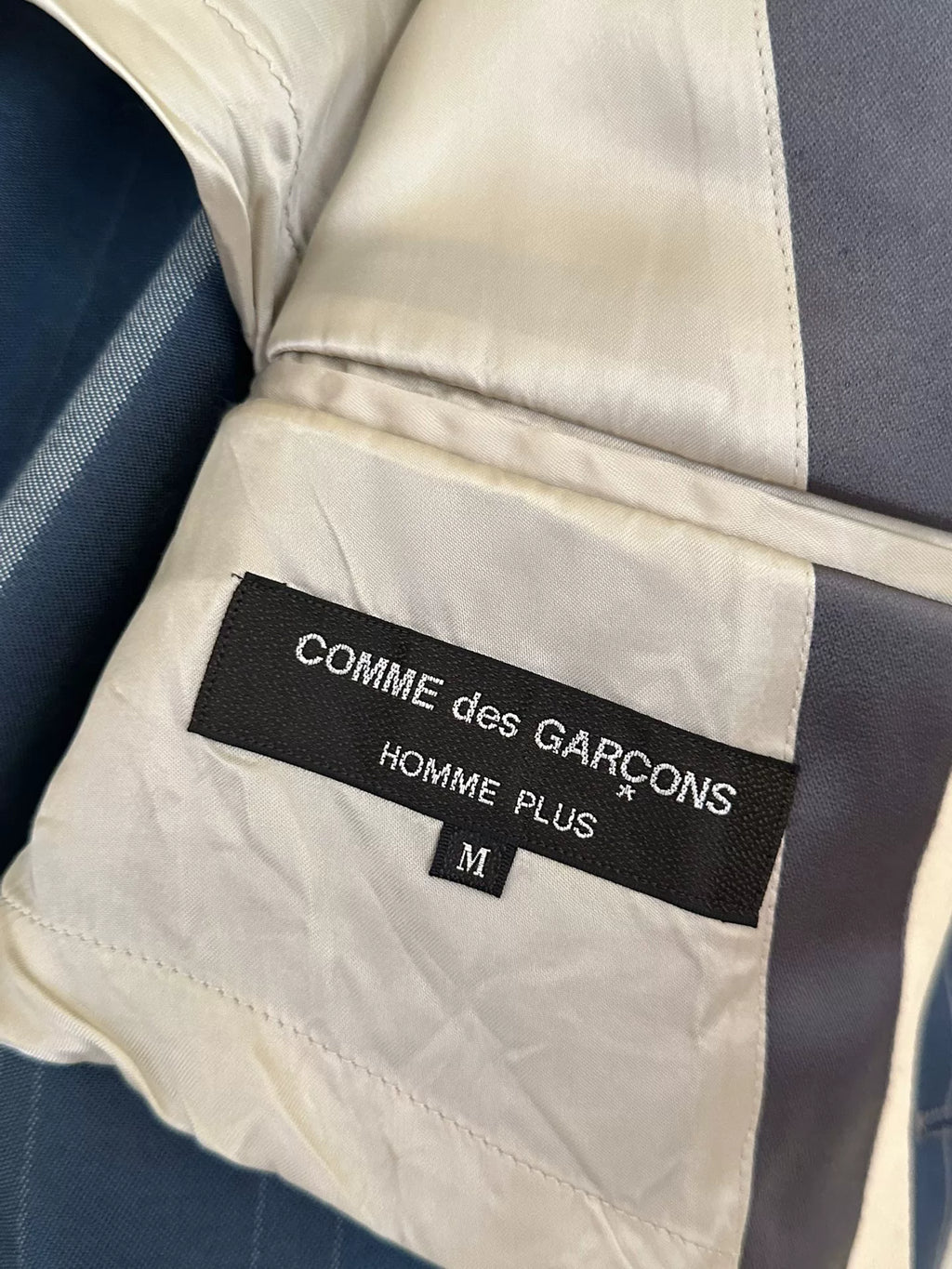 COMME des GARCONS 00AW Stripe Patched Blazer