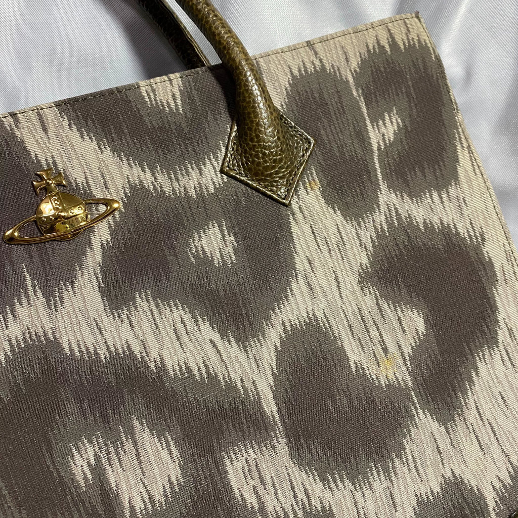 Vivienne Westwood Leopard Print Handheld Bag