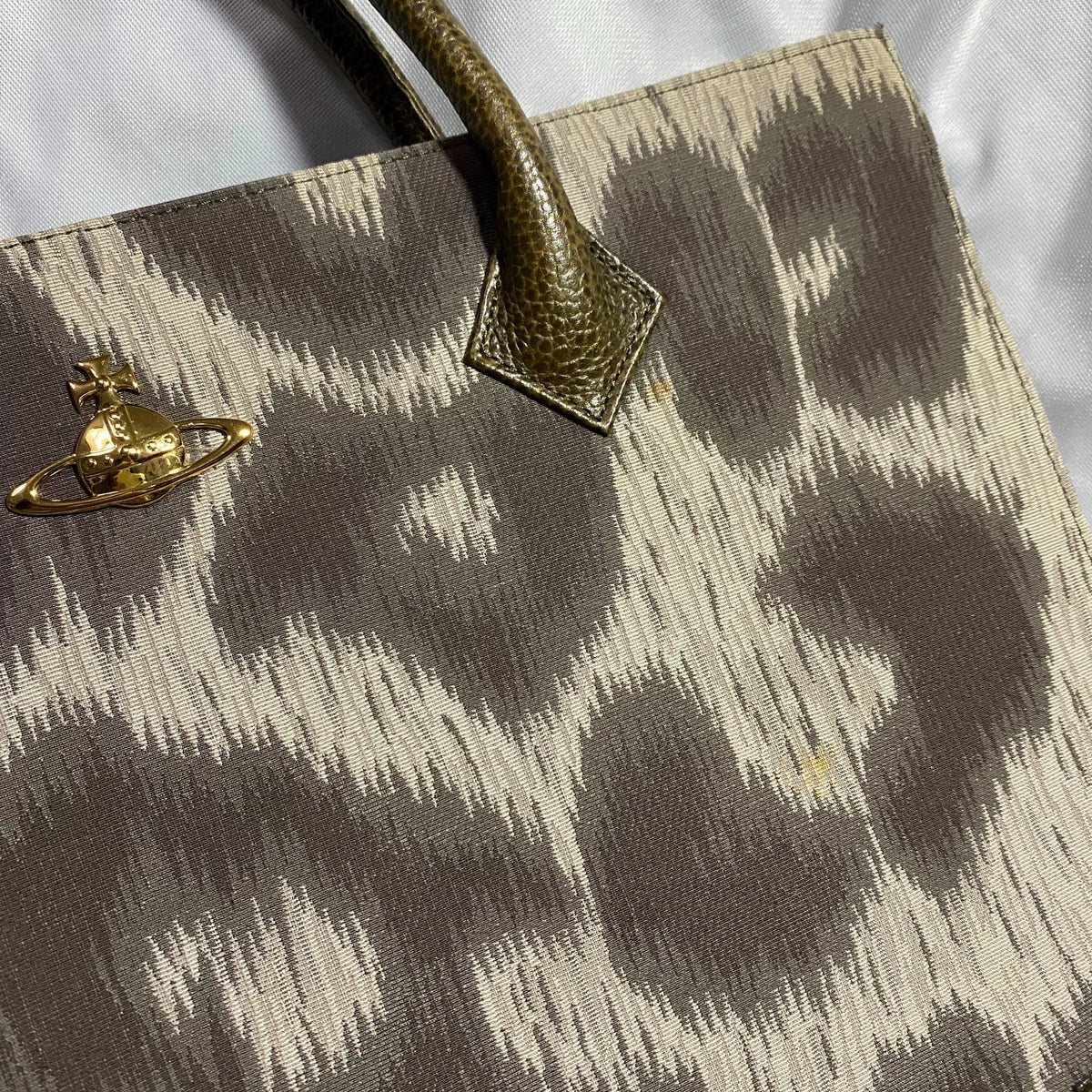 Vivienne Westwood Leopard Print Handheld Bag