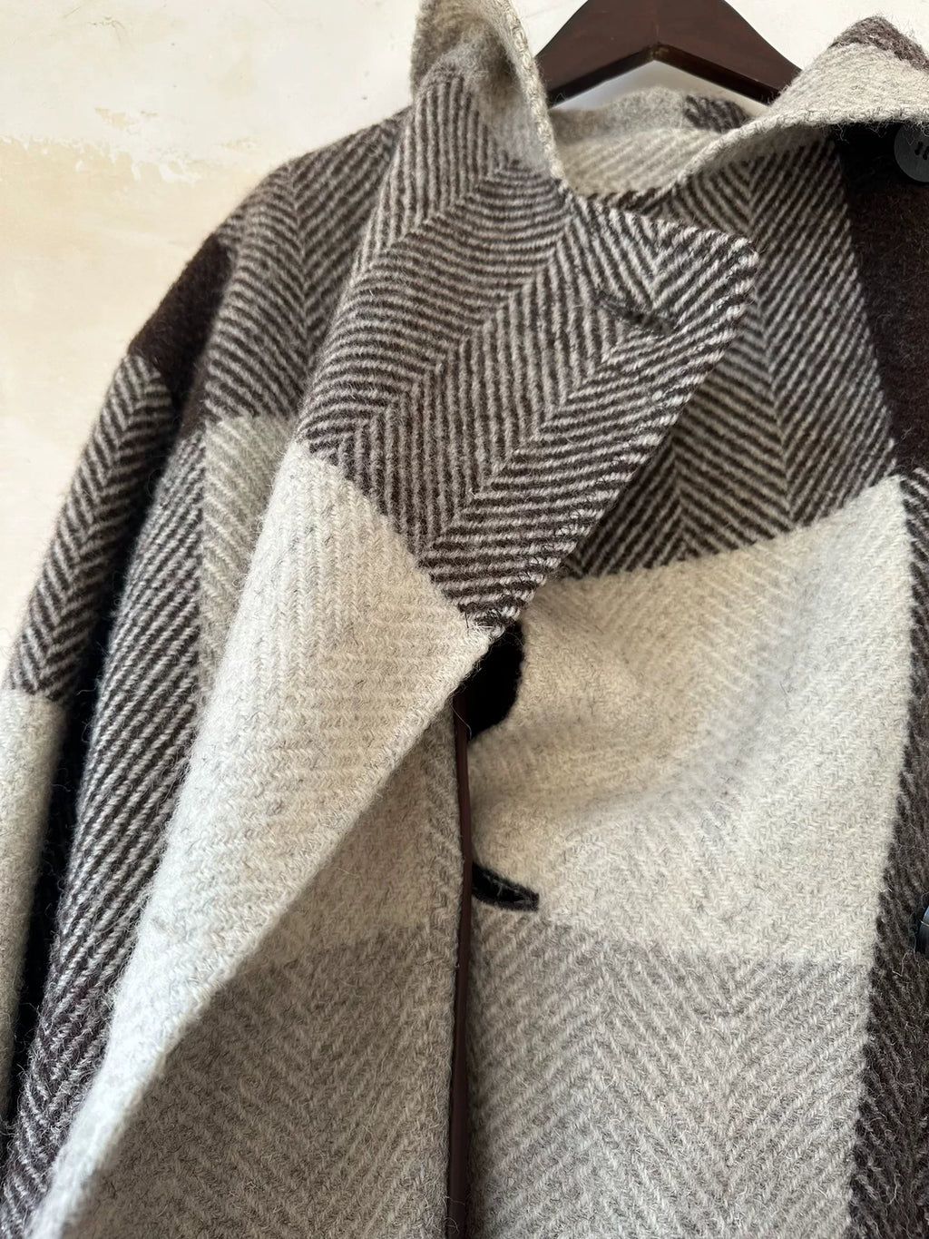 Issey Miyake 1997 Plaid Jacket Wool Coat