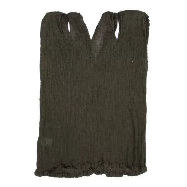Issey Miyake Vintage Green Pleated Top