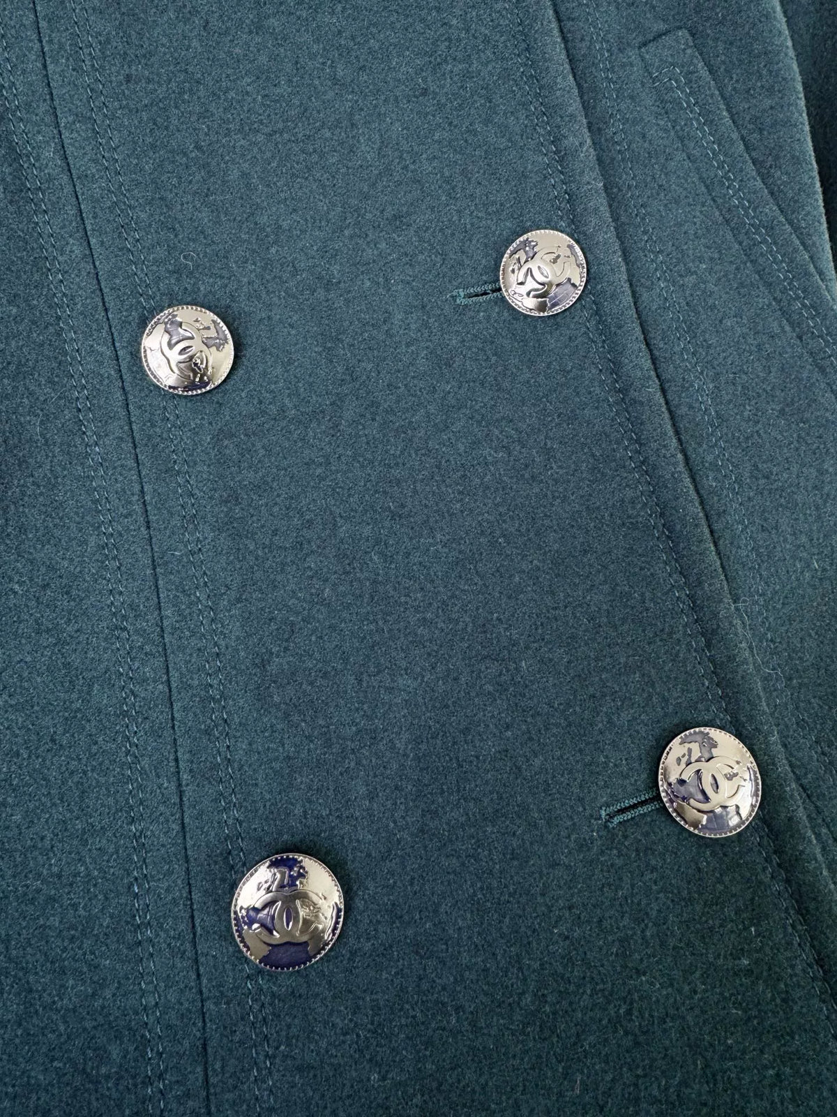 Chanel Earth Wool Coat