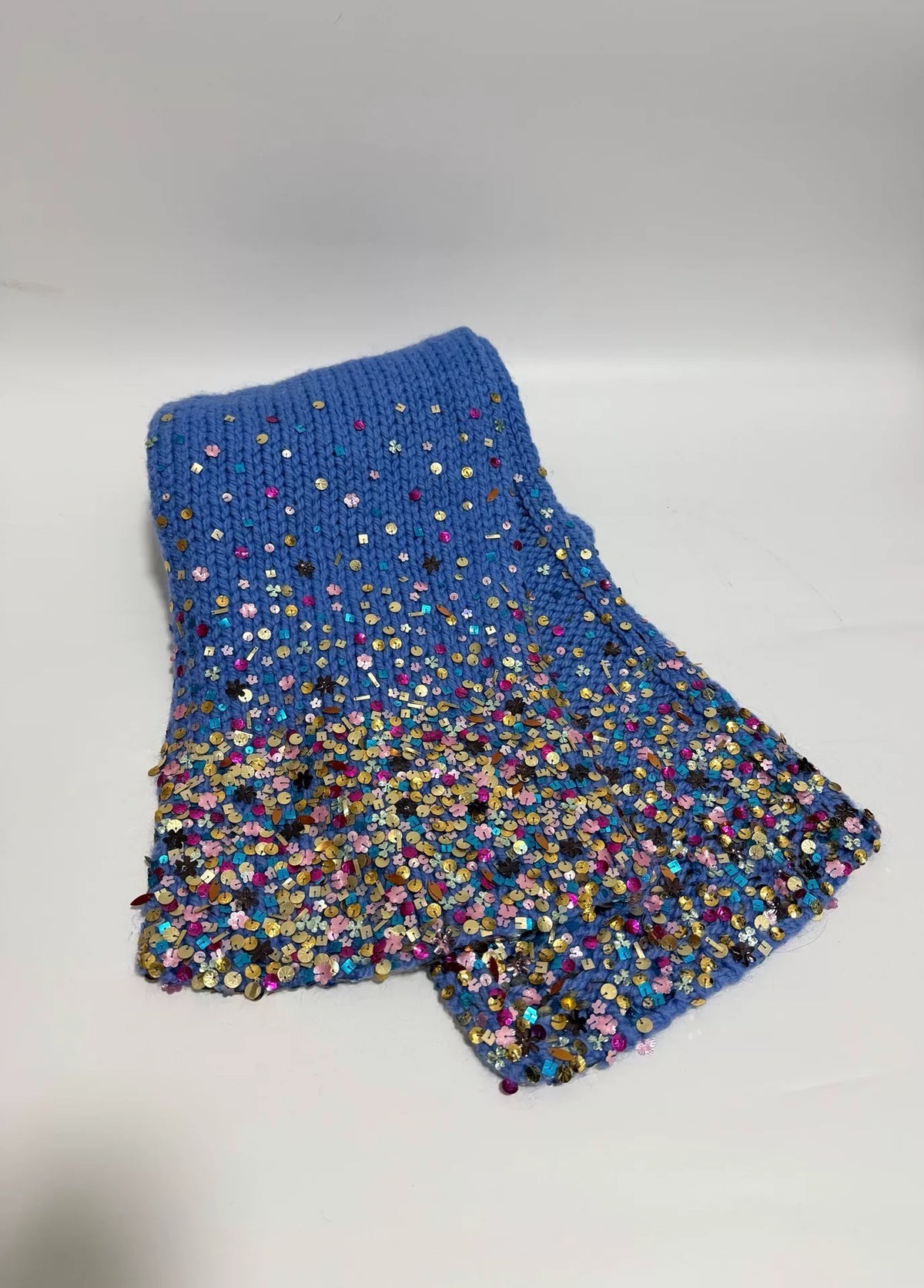 Dries Van Noten Sequin Fringe Scarf