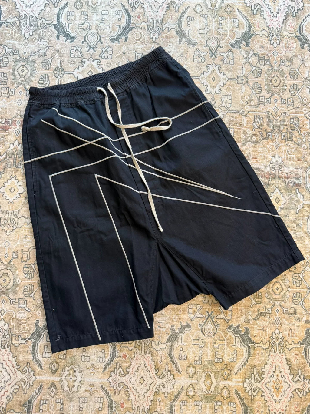 Rick Owens Geometric 7/8 Shorts