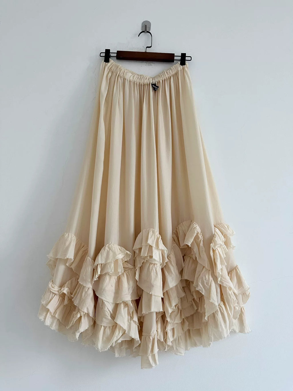 Comme Des Garcons 1999 Midi Cupro Skirt