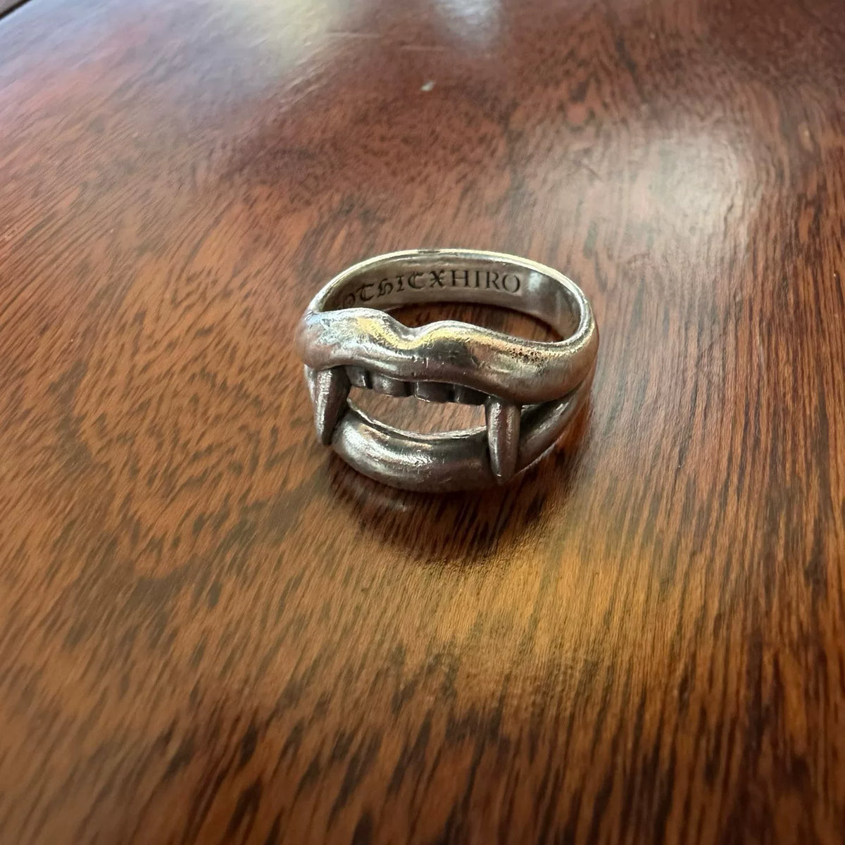 Gothic Yohji Yamamoto Vampire Pure Silver Ring 2016