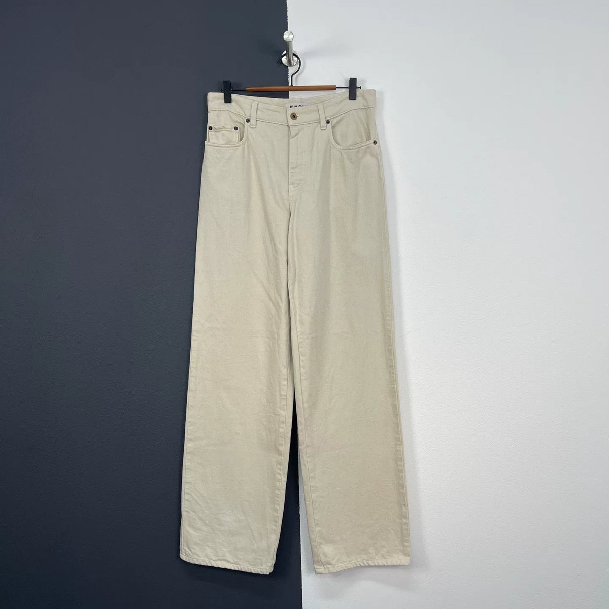 Miu Miu pocket logo jeans