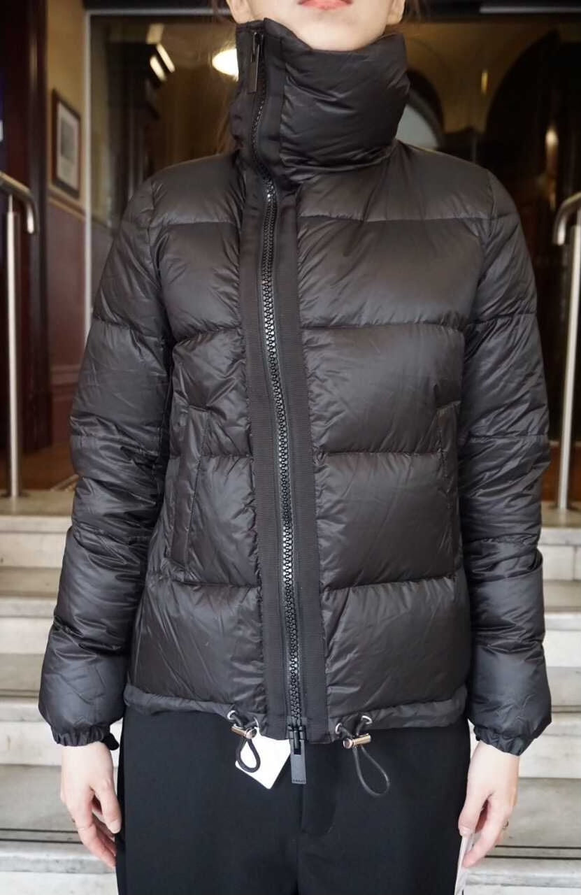 sacai FW16 Luck Black A-Line Puffer Down Jacket