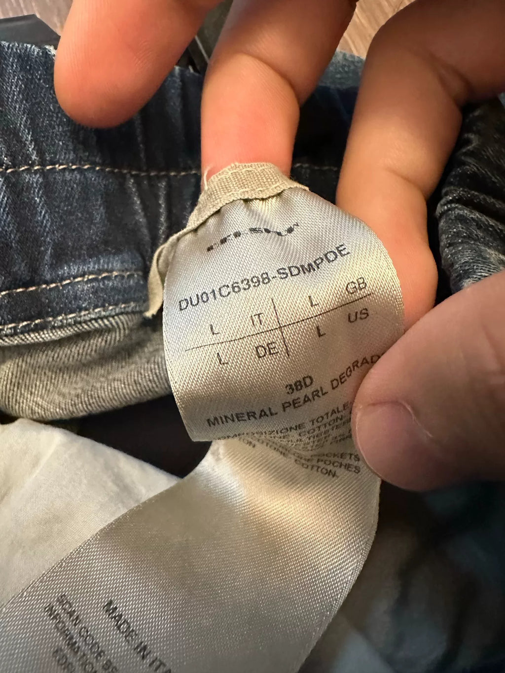 Rick Owens 23SS Bela cargo gradient jeans