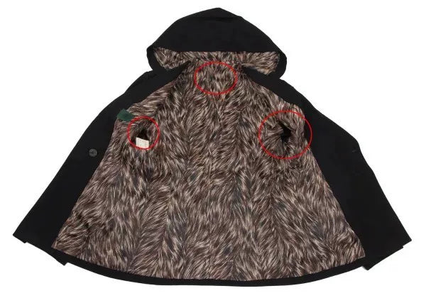 Jean Paul Gaultier Vintage Black Hooded Blazer