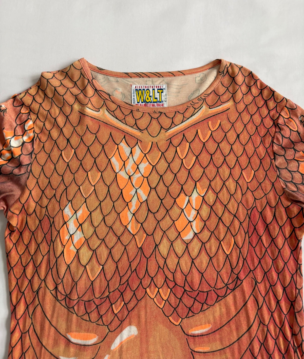 Walter van Beirendonck 1998 stylish long‑sleeve printed T‑shirt