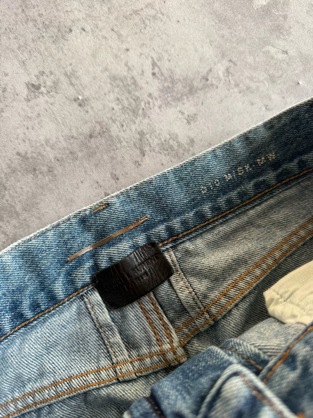 Saint Laurent Paris SS16 D10 Double Knee Slash Wash Jeans by Hedi Slimane