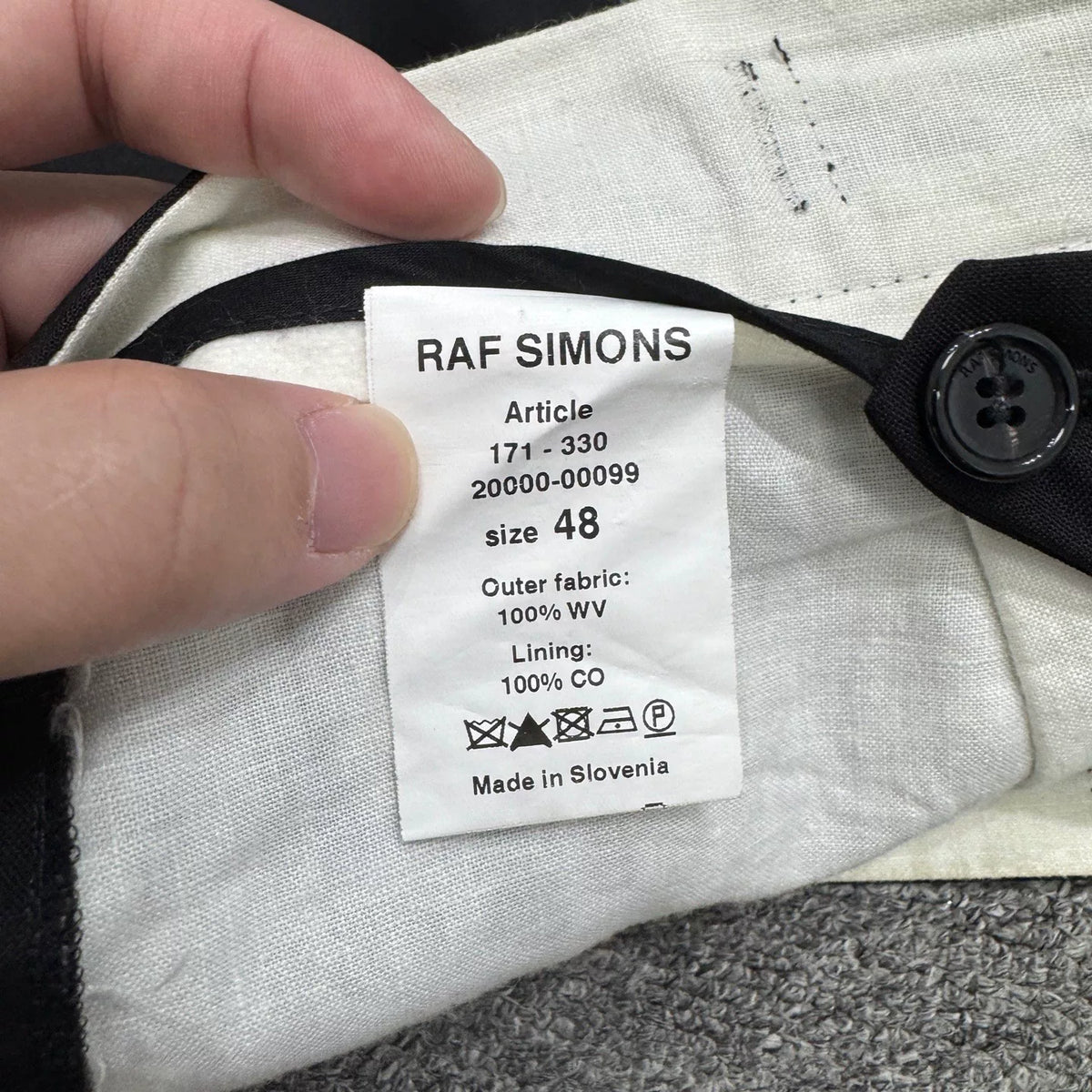 Raf Simons Wool Shorts