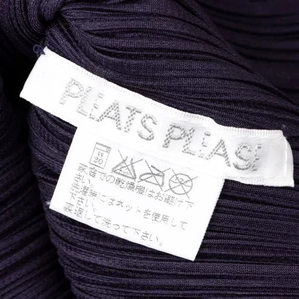 Issey Miyake Vintage Purple Pleated Top