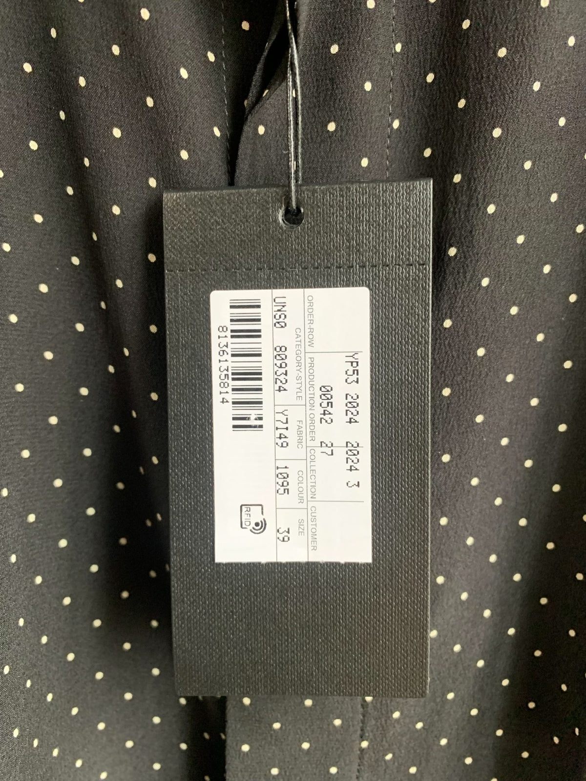 Saint Laurent Polka Dot Shirt