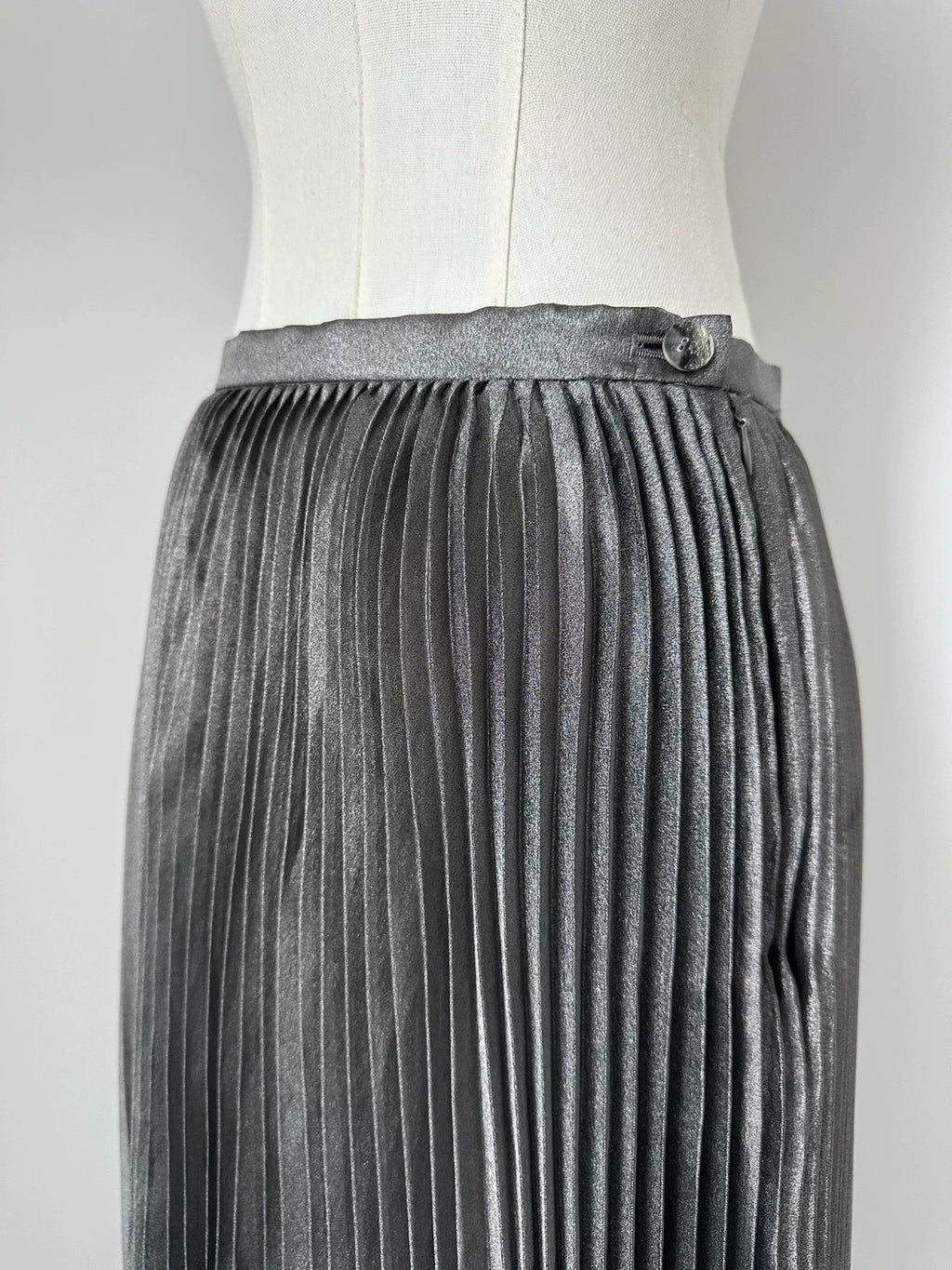 Issey Miyake mainline double-layer burnt distressed skirt