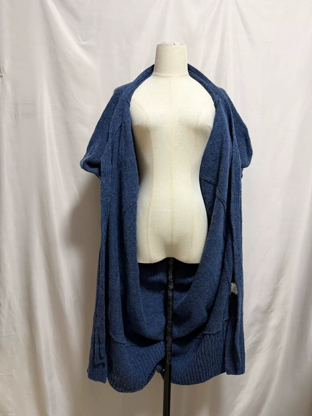 Vivienne Westwood Black Cocoon Knit Coat