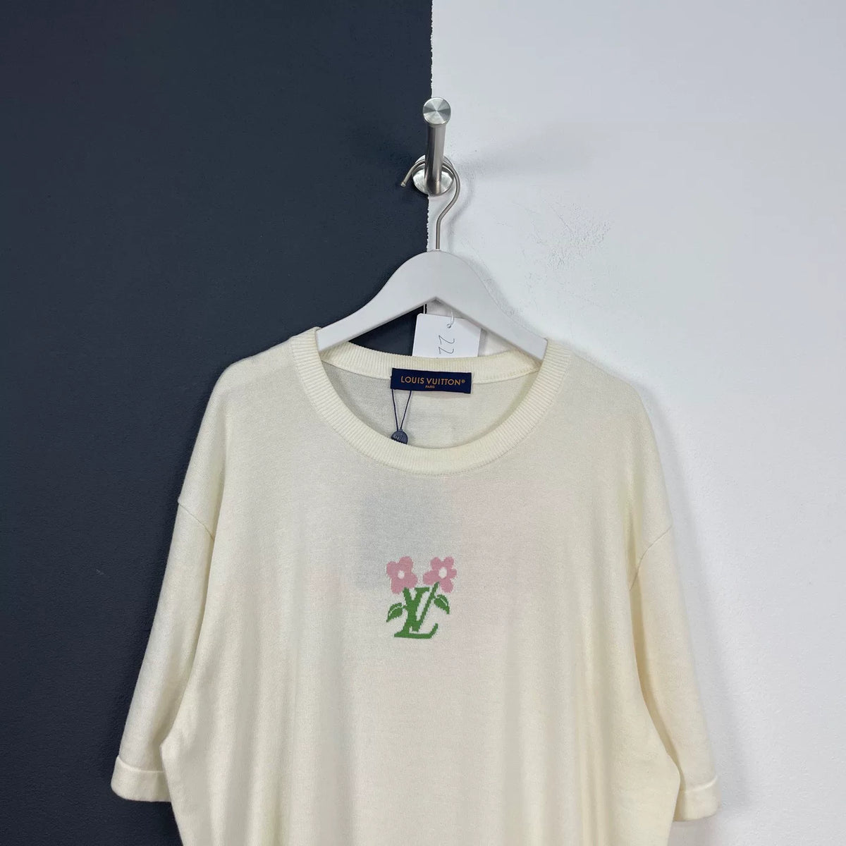 Louis Vuitton LV Floral Knit Short-Sleeve Shirt
