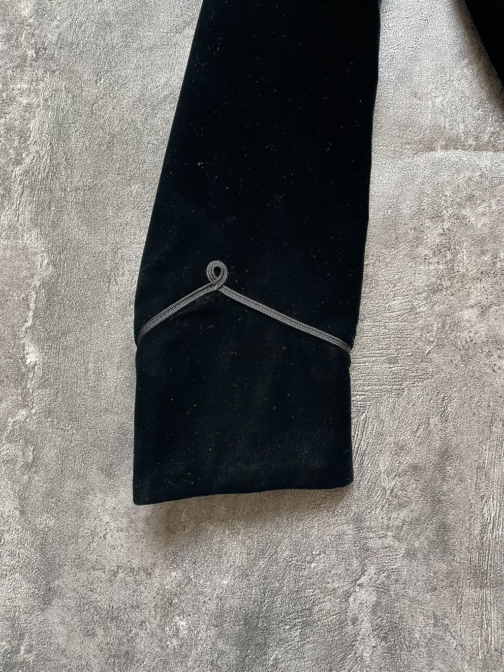 Saint Laurent FW16 Black Velvet Court Jacket