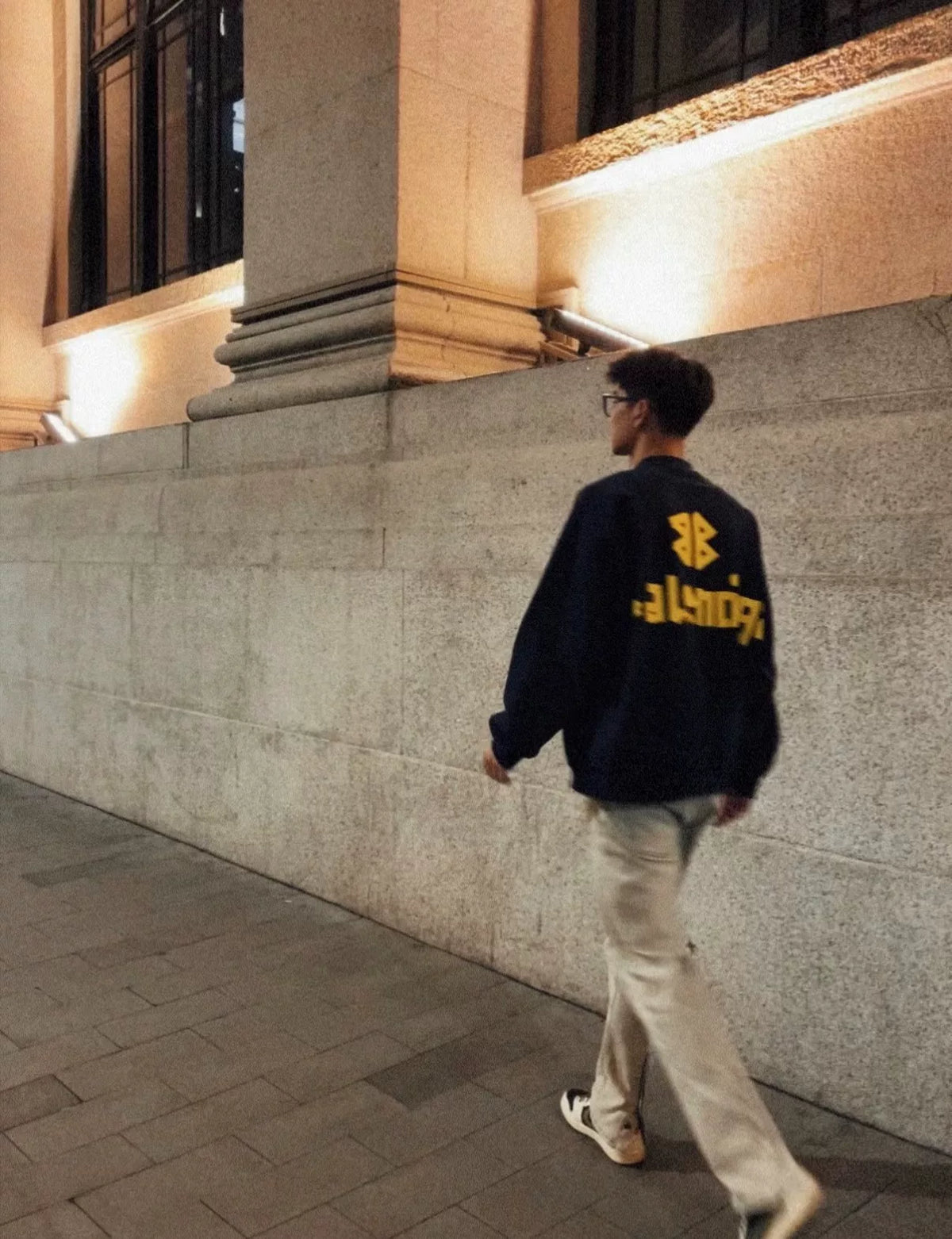Balenciaga Washed Distressed Tape Logo Crewneck Sweatshirt