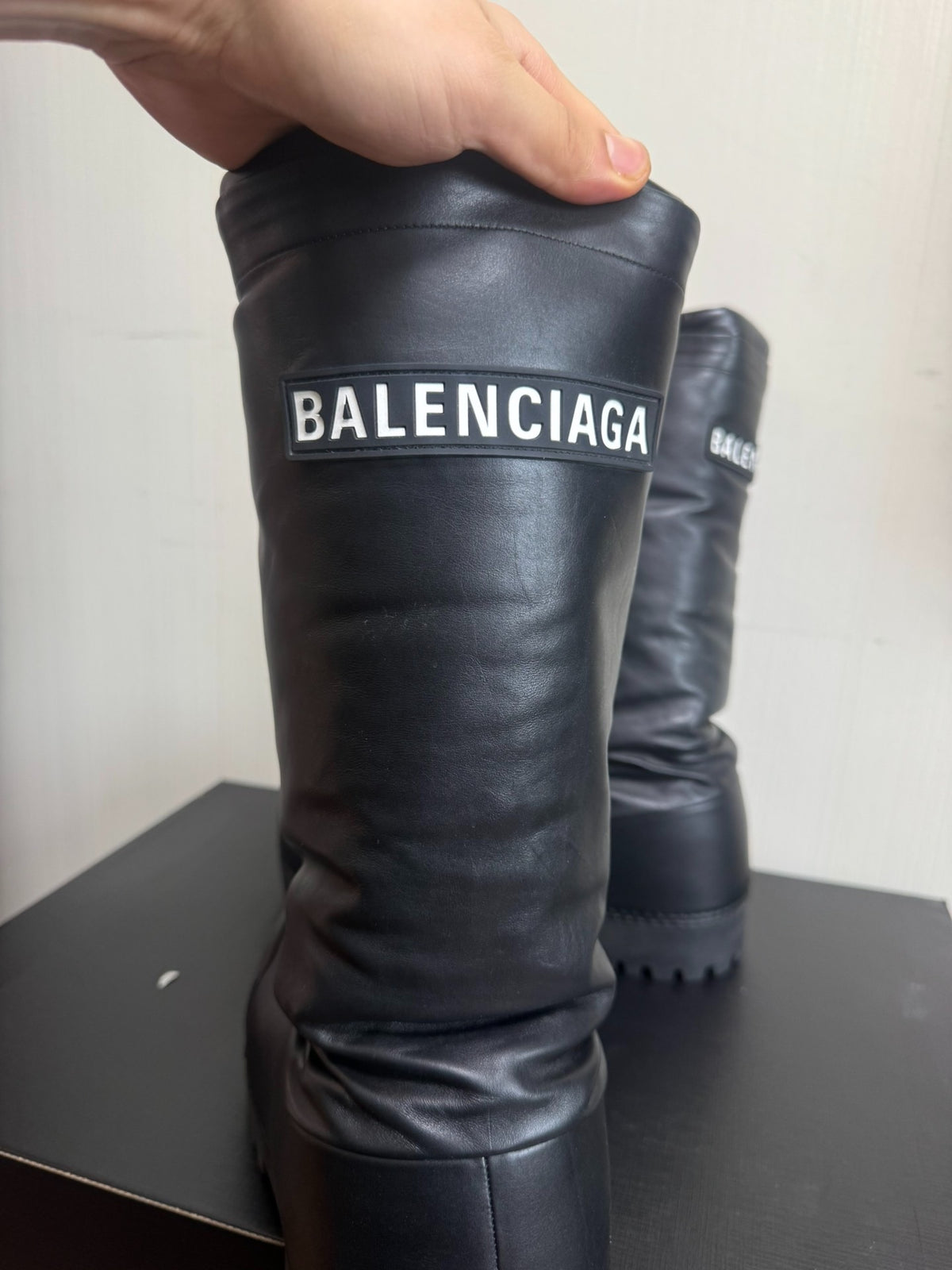 Balenciaga Alaska Ski Leather Boots