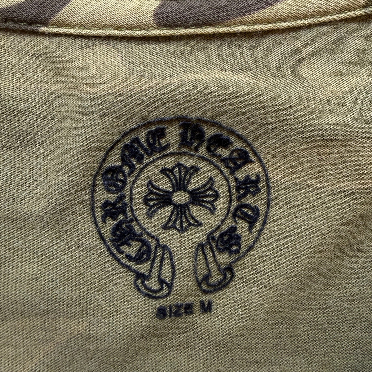 Chrome Hearts 00s Camo All-Over Print Horseshoe Tee