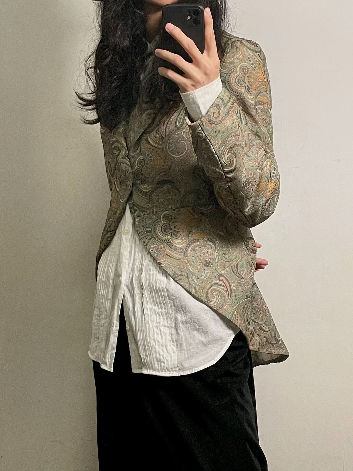 Comme Des Garcons | 1995 Paisley Tuxedo Jacket
