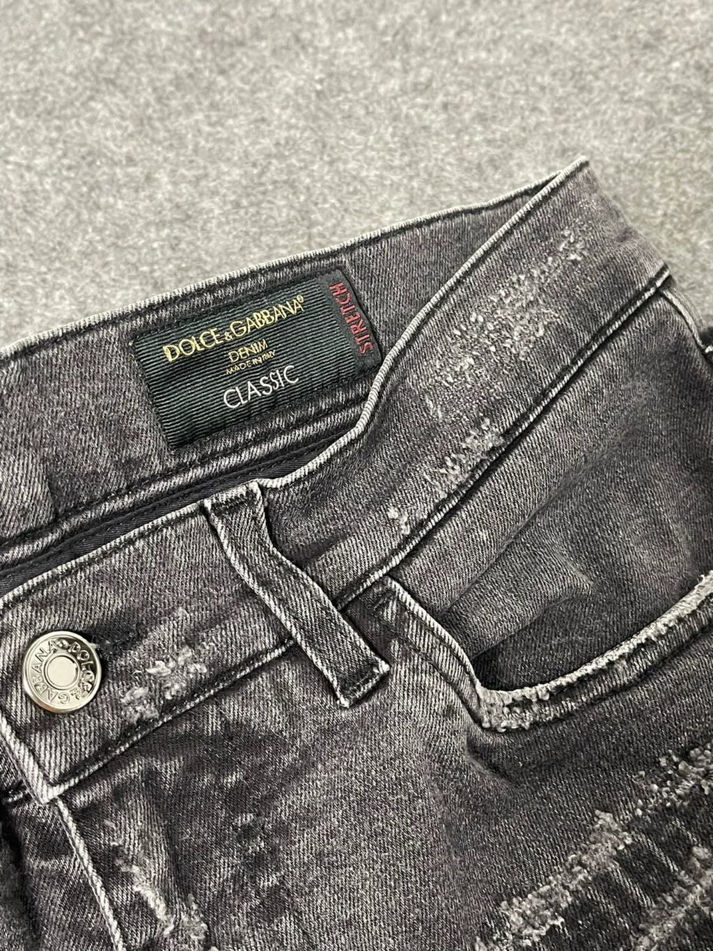 Dolce&Gabbana Damaged Patch Jeans
