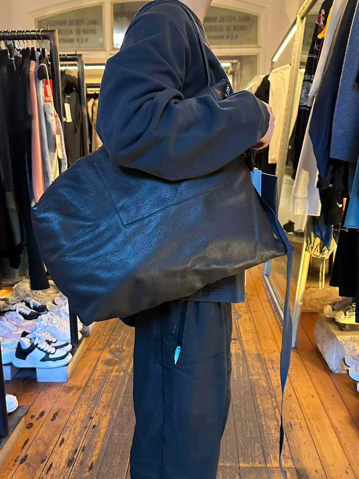 Rick Owens FW12 Black Mountain Bucket Bag