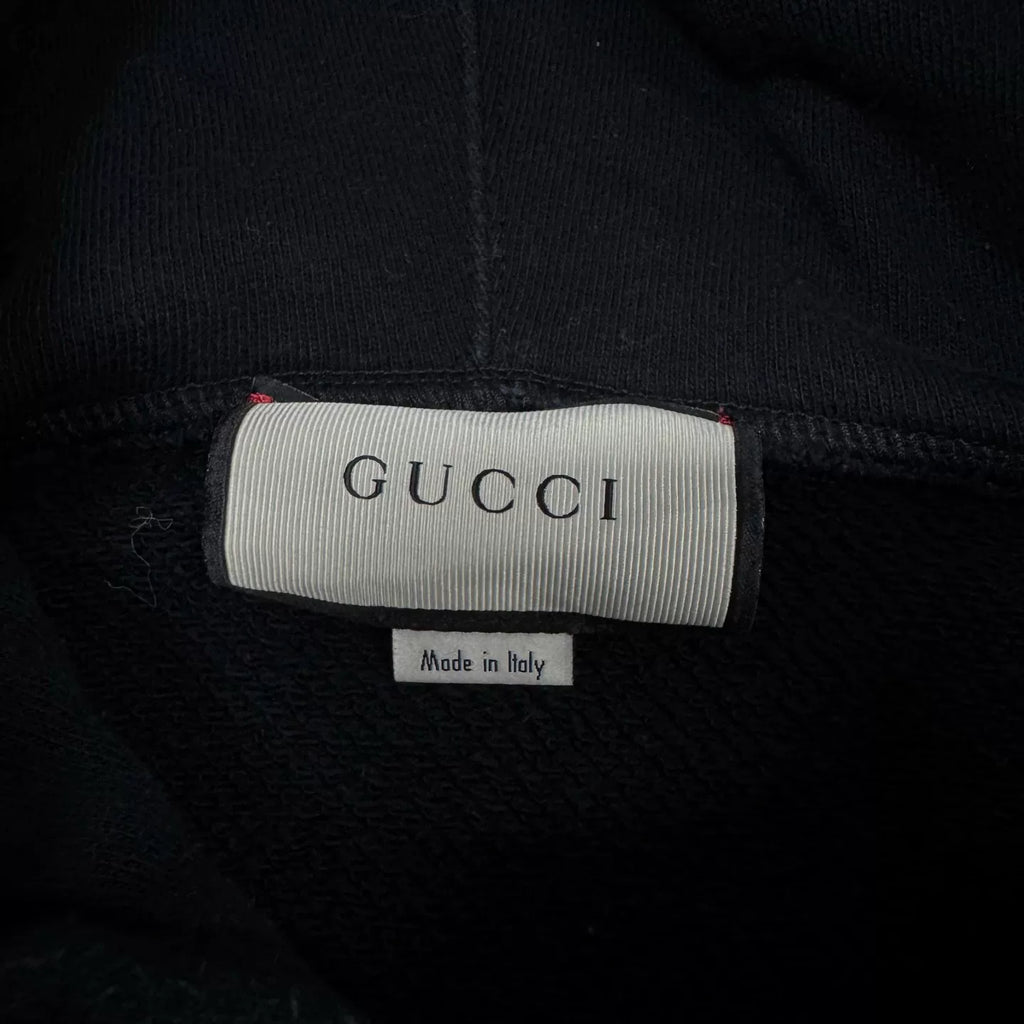 Gucci black hoodie with colorful lightning print