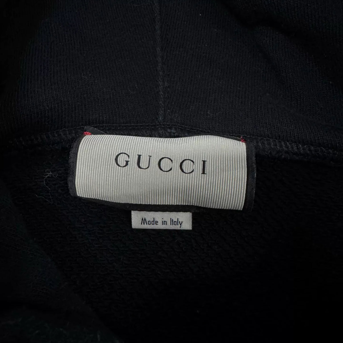 Gucci black hoodie with colorful lightning print