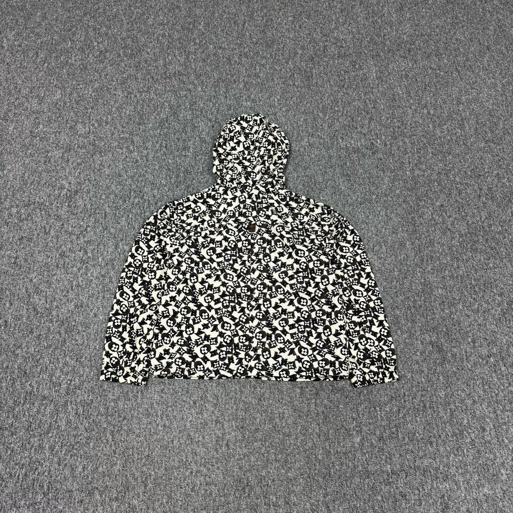 Louis Vuitton All-Over Print Monogram Hooded Jacket