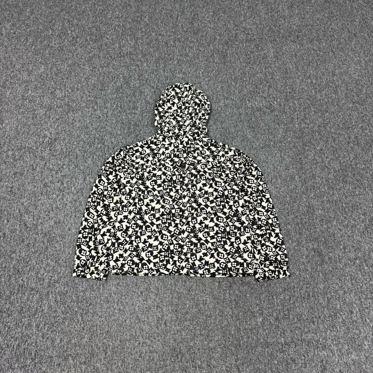 Louis Vuitton All-Over Print Monogram Hooded Jacket