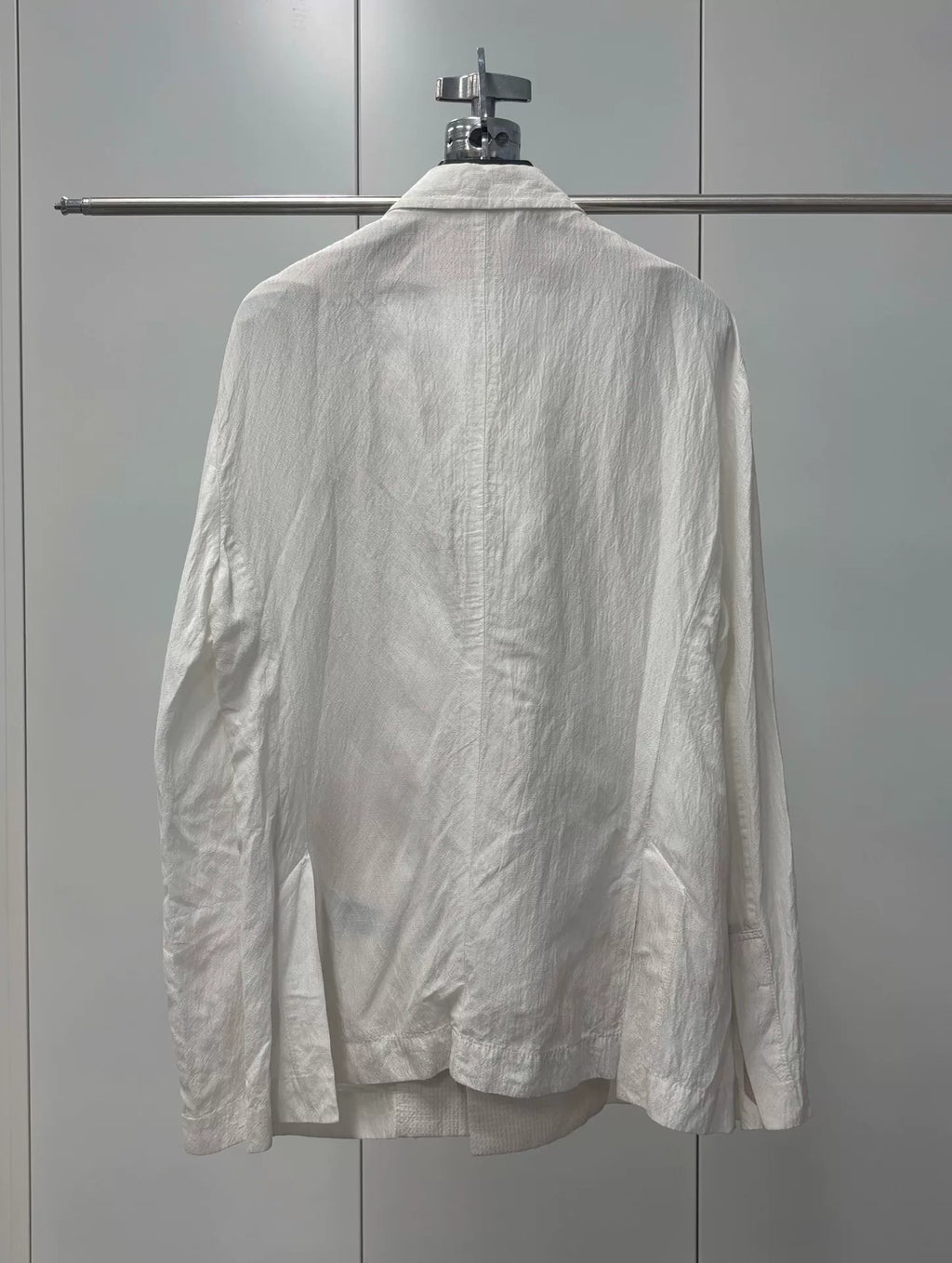 Ann Demeulemeester｜Ann's own era bubble chiffon patchwork suit