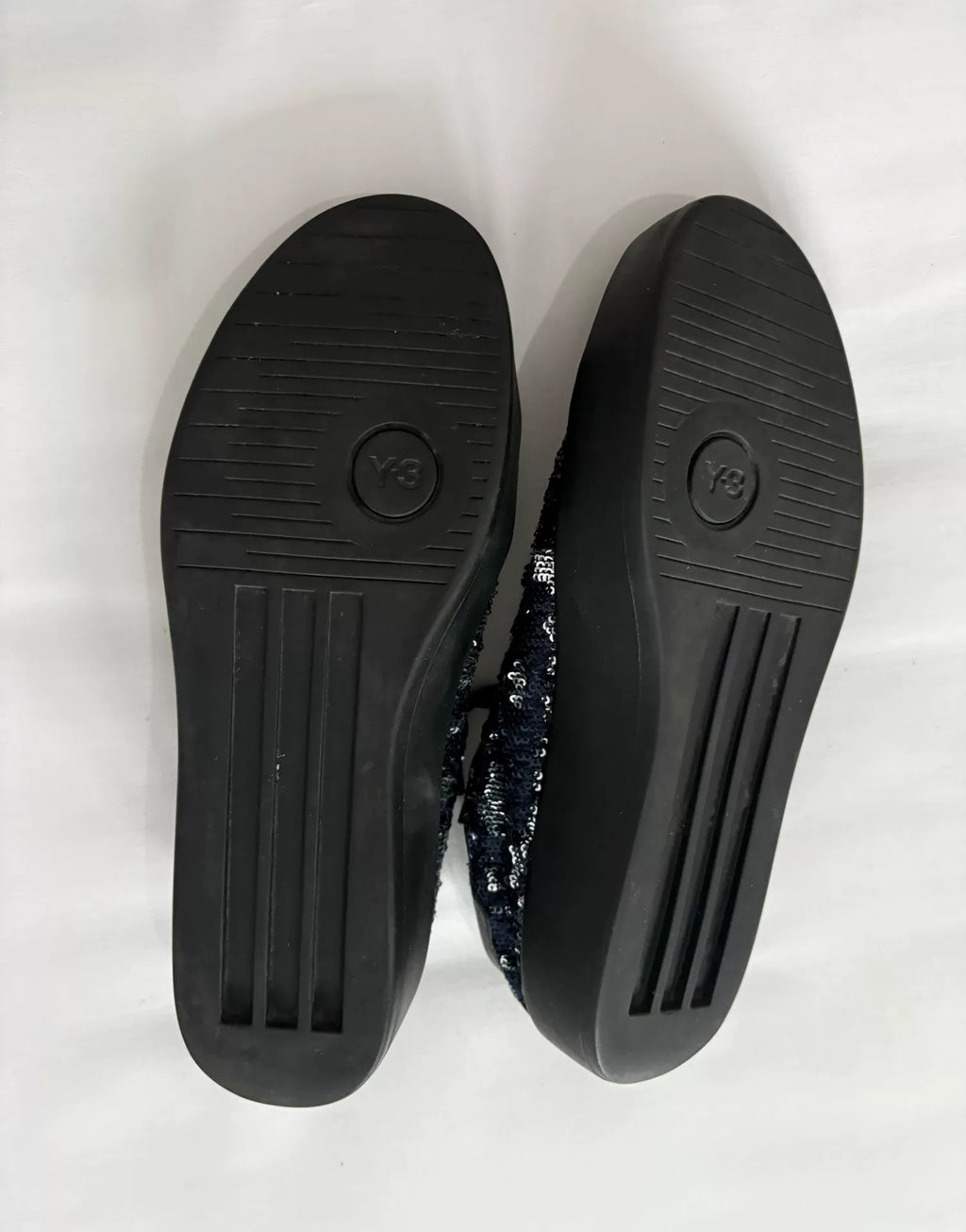 Yohji Yamamoto Sequin Leather Sneakers