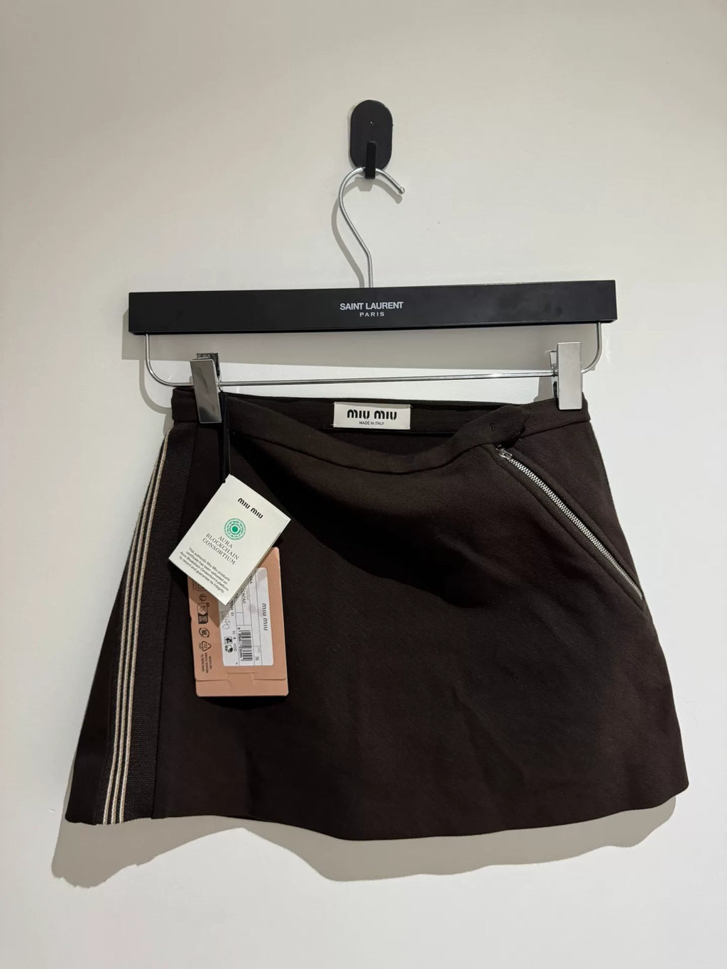 Miu Miu AW25 Knit Tennis Mini Skirt