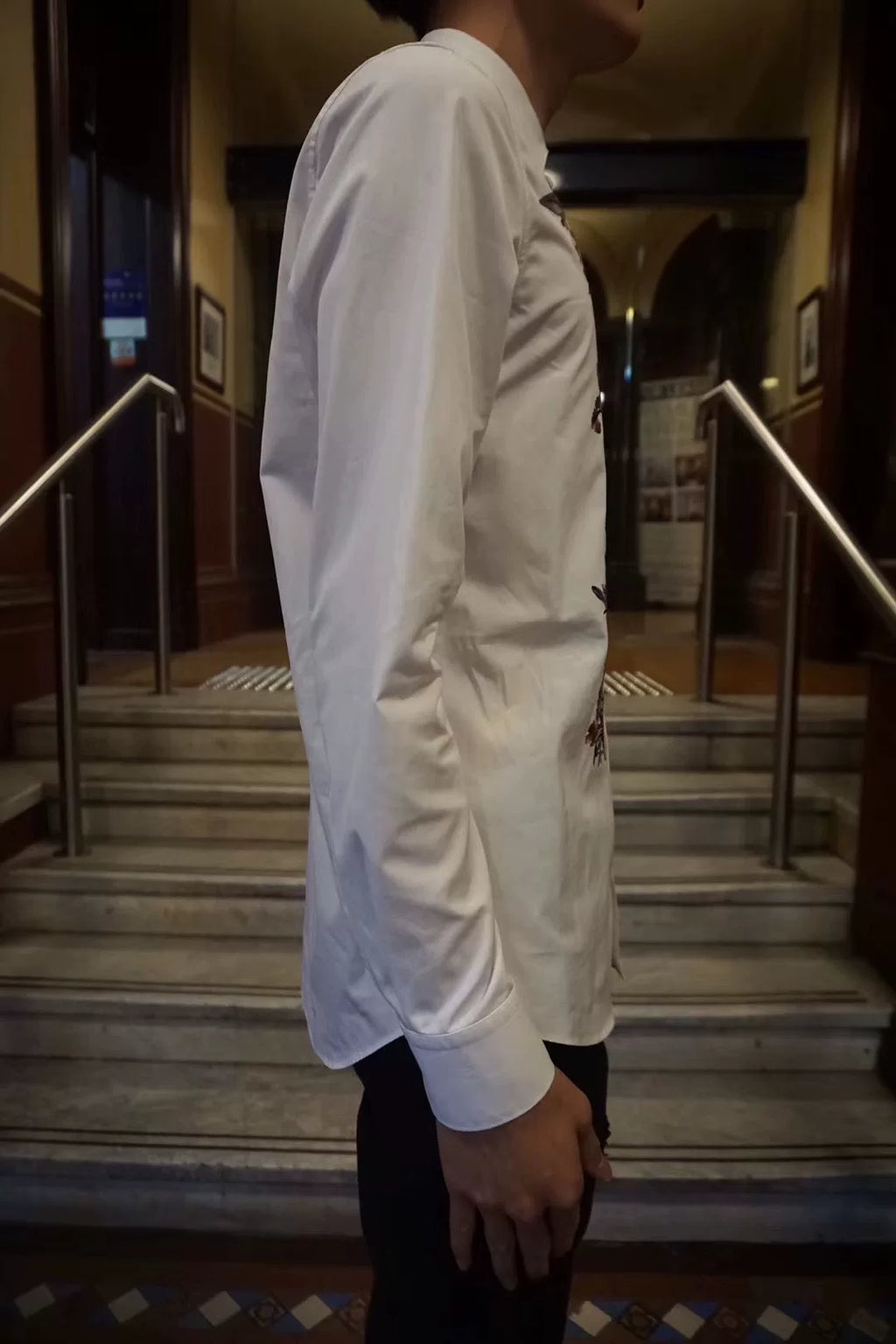 Alexander McQueen SS17 White Cotton Shirt