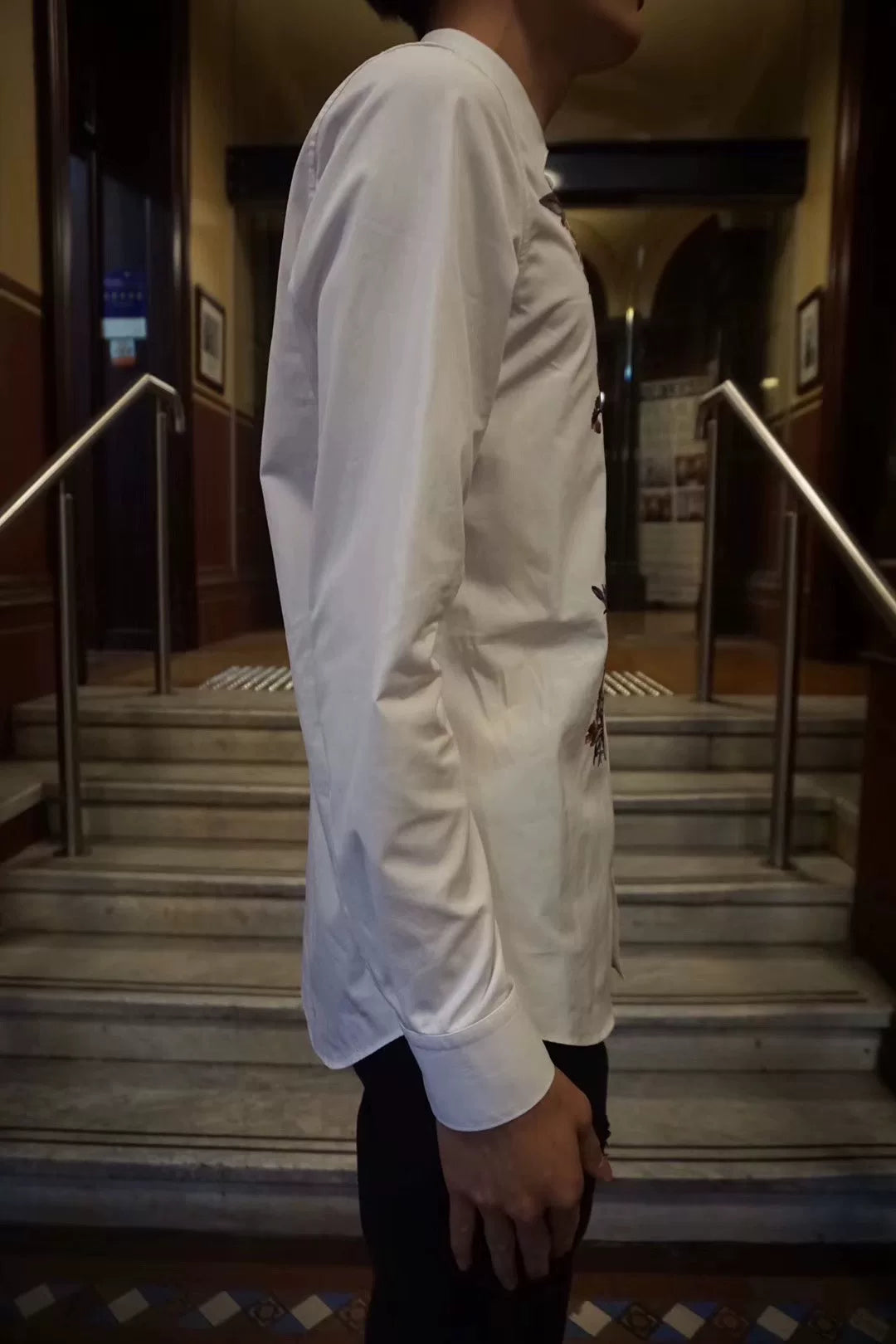 Alexander McQueen SS17 White Cotton Shirt
