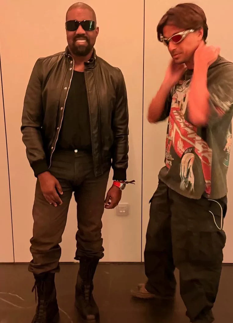 Dior Homme 08FW Sheepskin Leather Jacket worn by Ye