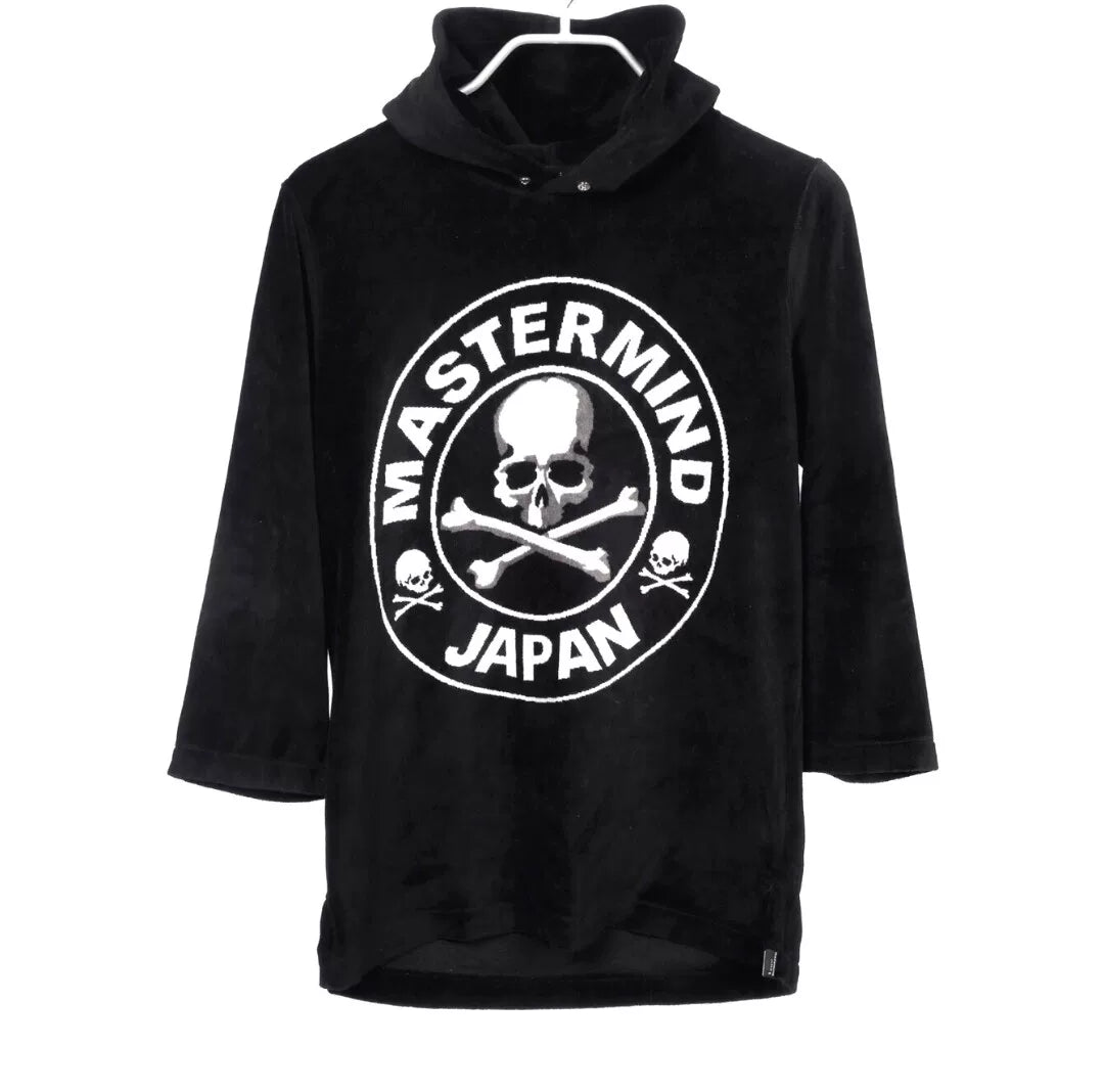 Mastermind Japan Velvet Mainline Rhinestone Hoodie