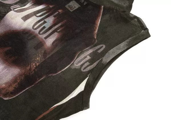 Jean Paul Gaultier Vintage Portrait Mesh Top