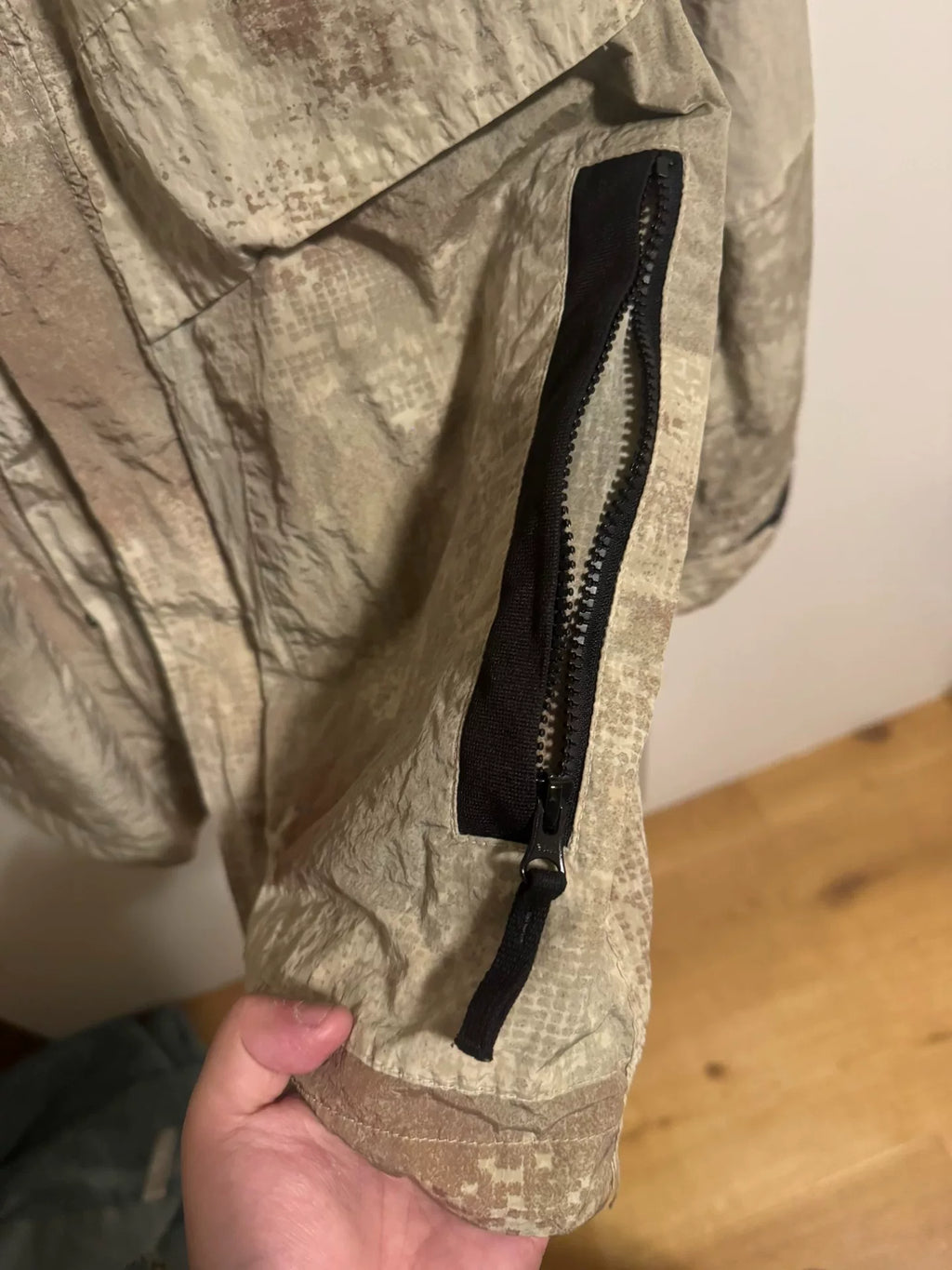 Stone Island Khaki Camo Shell Jacket