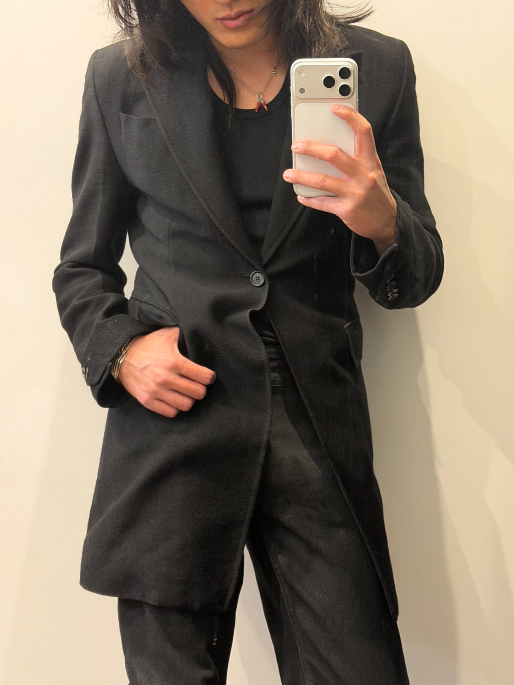 Ann Demeulemeester 2000s Wool Coat
