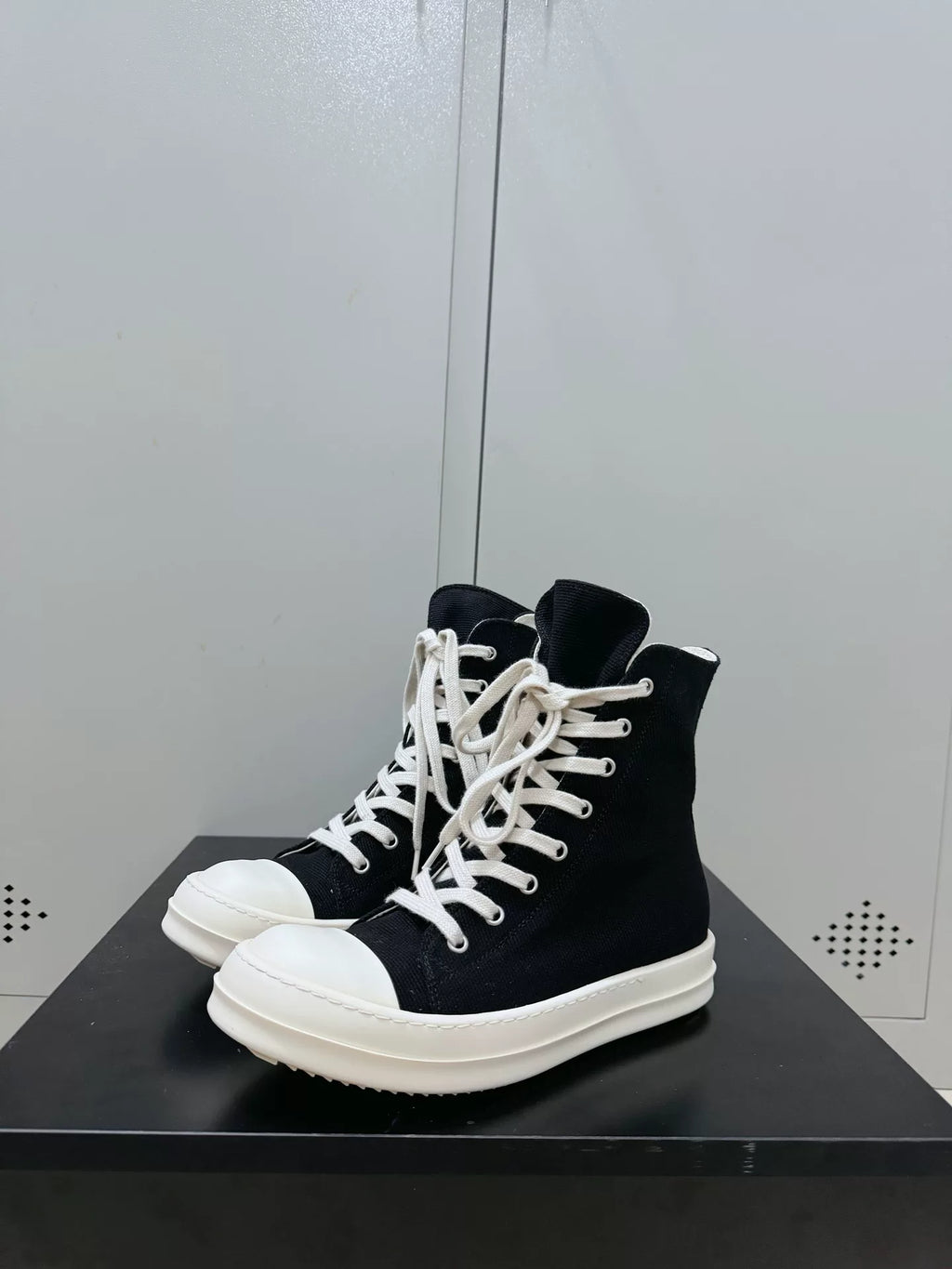 Rick Owens DRKSHDW lace-up zip-fastening Sneakers | Black