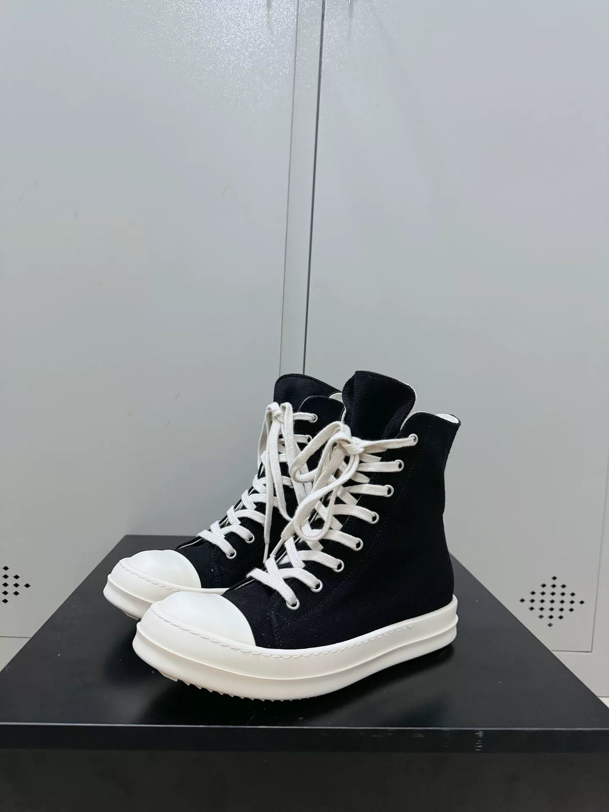 Rick Owens DRKSHDW lace-up zip-fastening Sneakers | Black