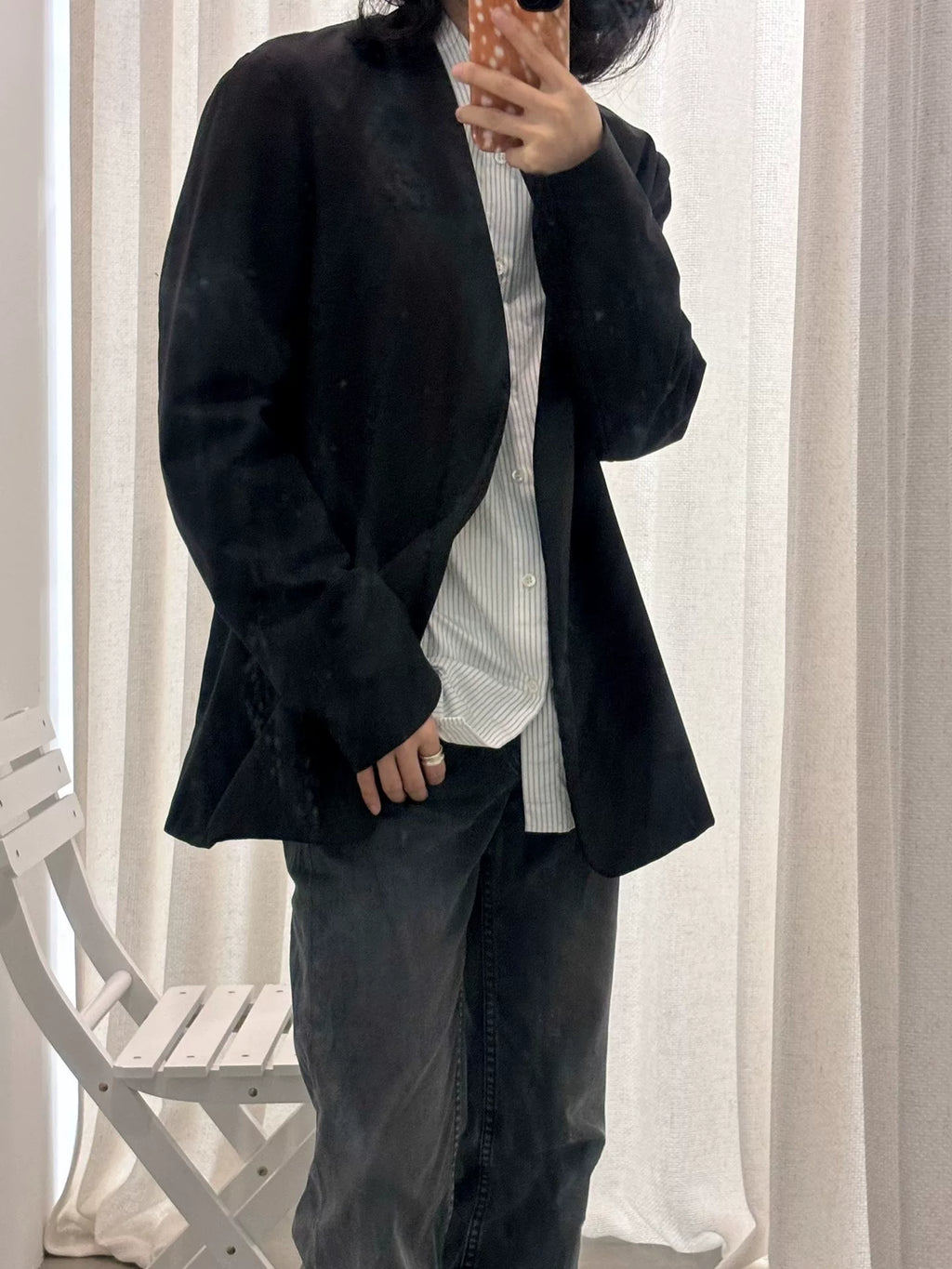 Maison Margiela｜SS2018 Collarless Suit