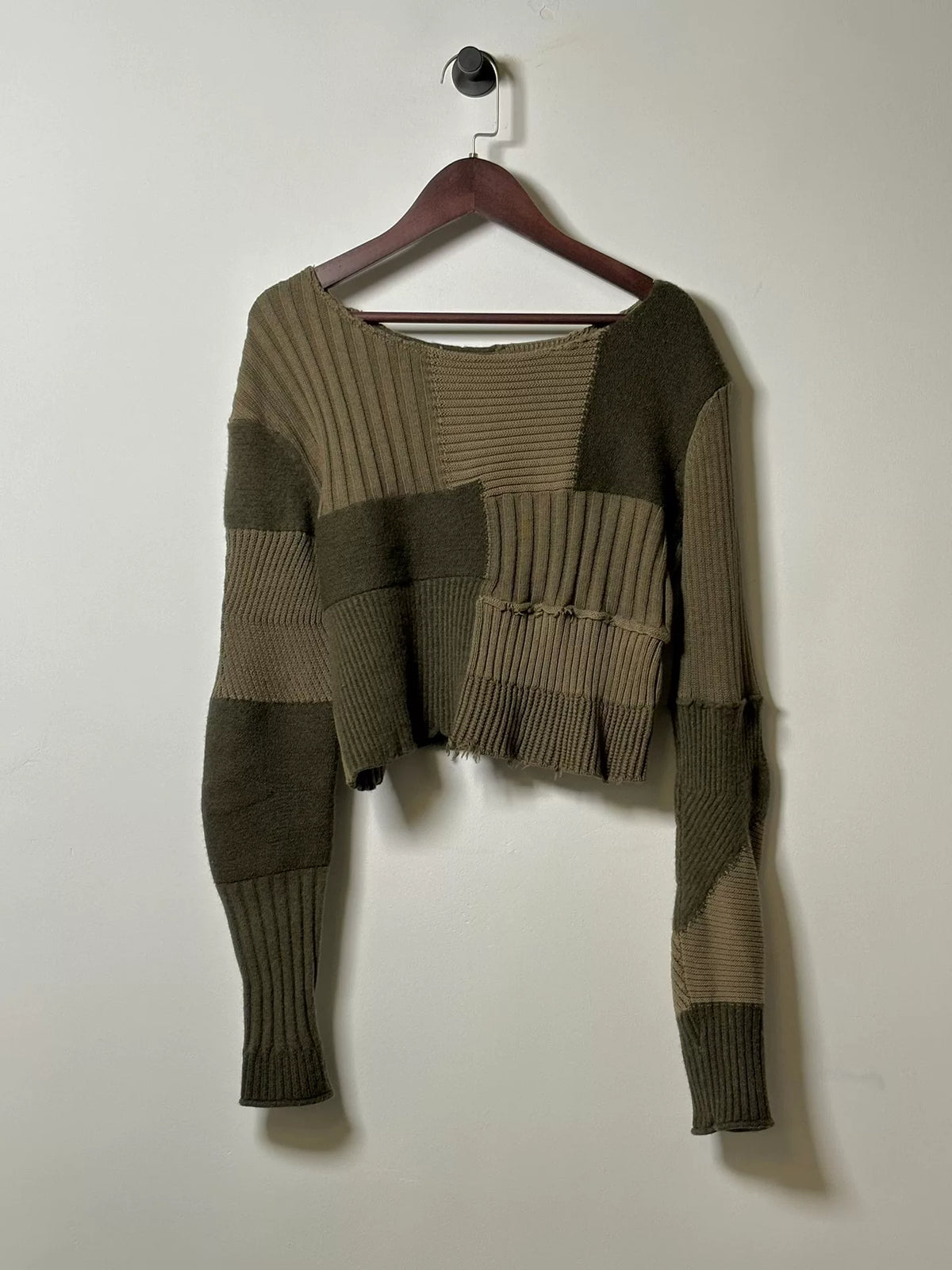 Helmut Lang | Patchwork Knit Sweater