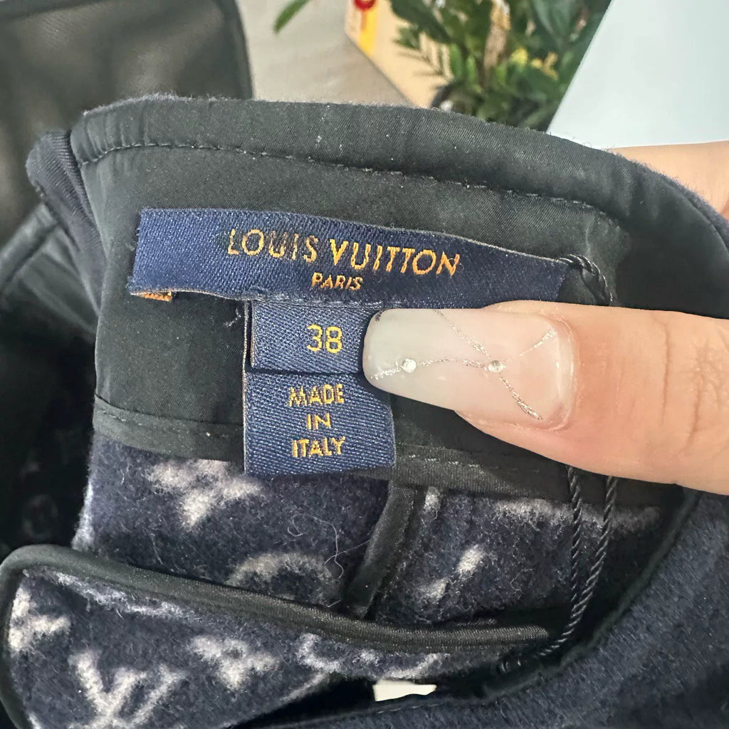 Louis Vuitton Monogram All-Over Print Skirt
